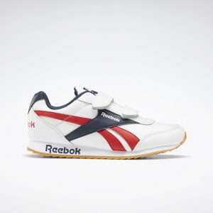 Reebok Royal Classic Jogger 2.0 White / Collegiate Navy / Vector Red (FW8916)