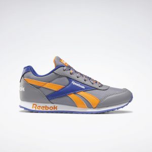 Reebok Royal Classic Jogger 2.0 Cold Grey 5 / Deep Cobalt / High Vis Orange (FW8925)