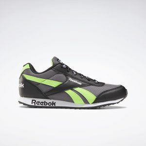Reebok Royal Classic Jogger 2.0 Black / Cold Grey 6 / Solar Green (FW8926)
