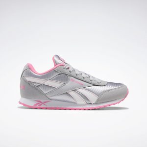 Reebok Royal Classic Jogger 2 Cold Grey 2 / Solar Pink / White (FX0928)