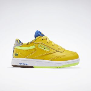 Reebok Minion Club C 85 Primal Yellow / Humble Blue / Silver Metallic (FX3351)