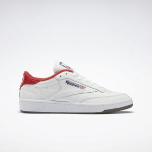 Reebok Eric Emanuel Club C 85 White / Cherry Tomato / Smokey Taupe (FY3412)