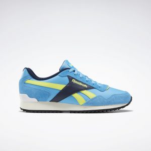 Reebok Royal Glide Ripple Clip Radiant Aqua / Vector Navy / Yellow Flare (FZ0193)
