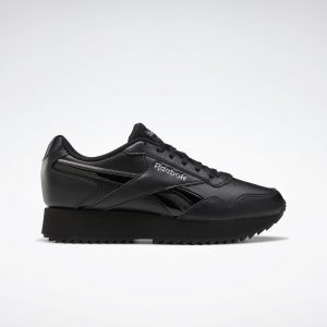 Reebok Royal Glide Ripple Double Black / Black / Tech Metallic (G55770)
