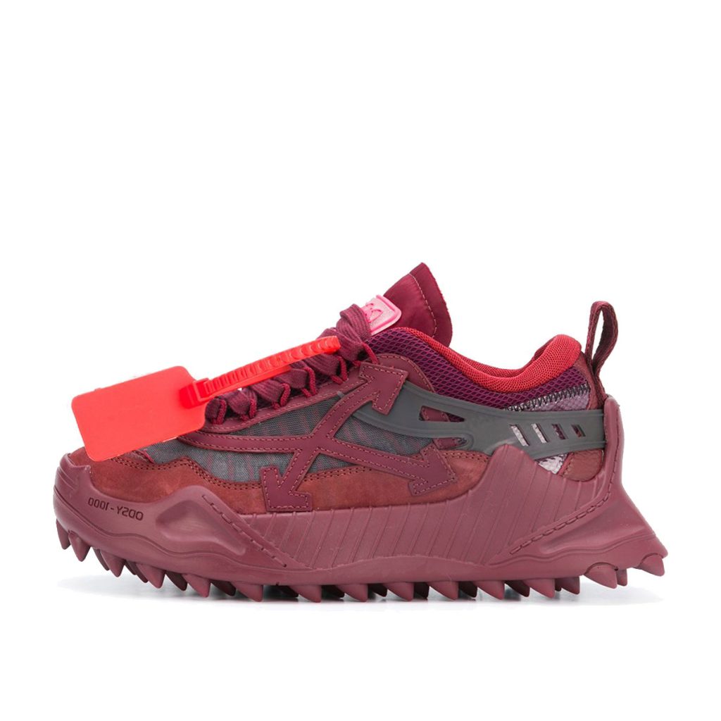 Off-White WMNS Odsy-1000 Bordeaux Red Grey (2020) (OWIA180E20FAB0012828)