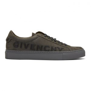 Givenchy Grey Suede Urban Street Sneakers (BH0002H0DU)