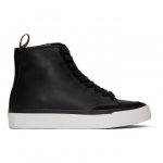 rag and bone Black RB High-Top Sneakers (WFF19FF0331G33-BLK)