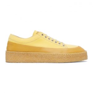 ION Yellow Low-Top Sneaker (LACESNEAKER03)