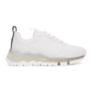 Pierre Hardy White and Transparent Street Life Sneakers (QX02)