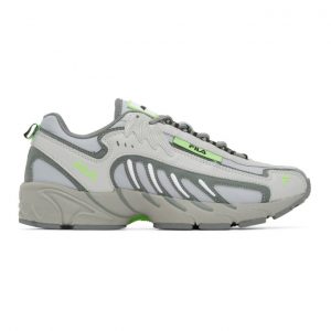 MSGM Grey Fila Edition Low-Top Sneakers (2840MS0126F 299)