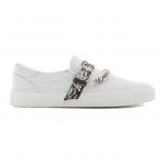 AMIRI White Bandana Chain Slip-On Sneakers (Y0F23273LE)