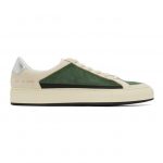 Common Projects Off-White and Green Retro G Sneakers (2269)