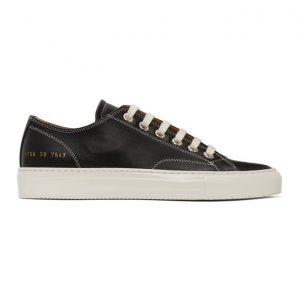Common Projects Black Tournament Low Sneakers (5198)
