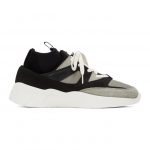 Essentials Black and Grey Sock Runner Sneakers (ES04W19U-SRLEFA3OFB)