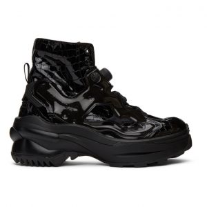 Maison Margiela Black Reebok Edition Tabi Instapump Fury Lo Sneakers (S34WU0024 P3783)