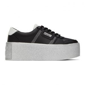 Versace Jeans Couture Black High Box Sneakers (EE0VZBSH5E71563E899)