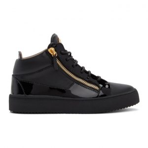 Giuseppe Zanotti Black Birel Vague May London Sneakers (RU00011-86441)