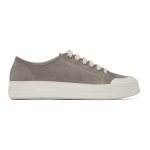 Salvatore Ferragamo Grey Suede Rebel 2 Sneakers (02C589 0735387)