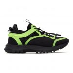 Givenchy Black and Green Spectre Cage Runner Sneakers (BH003EH0RM)