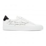 Givenchy White and Black Studio Homme Urban Knots Sneakers (BH0002H0QR)
