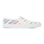 Givenchy White Rainbow Chain Urban Slip-On Sneakers (BH200MH0QL)