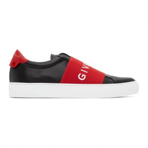 Givenchy Black Webbing Urban Knots Slip-On Sneakers (BH002PH0QD)