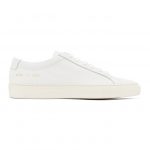 Common Projects White Pebbled Achilles Low Sneakers (6036)