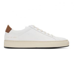 Common Projects White Retro Low Special Edition Sneakers (6040)