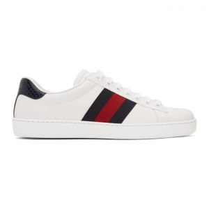 Gucci White Ace Sneakers (386750 02JR0)