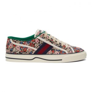 Gucci Multicolor Liberty London Edition Gucci Tennis 1977 Sneakers (606111 2HC30)