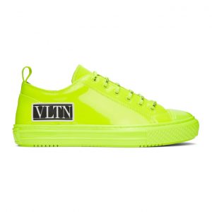 Valentino Green Valentino Garavani Patent VLTN Giggies Low-Top Sneakers (UY2S0D57MRF)