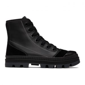 Jimmy Choo Black Leather Nord Sneakers (NORD/F NLY)