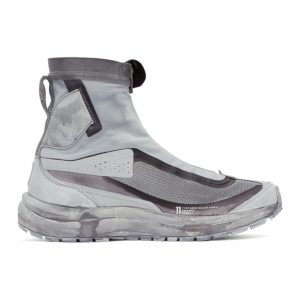 11 by Boris Bidjan Saberi Grey Salomon Edition Bamba 2 High Sneakers (113 11xS)