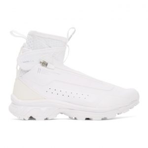 11 by Boris Bidjan Saberi White Salomon Edition Bamba 3 High Sneakers (176 11xS)