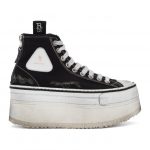 R13 Black Platform High-Top Sneakers (R13S0070-001)