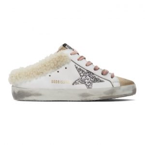 Golden Goose White Superstar Sabot Sneakers (F00110.F000798.80194)