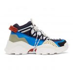 Kenzo Blue and Off-White Inka Sneakers (FA65SN302F57)