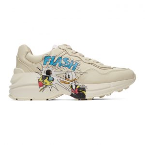 Gucci Off-White Disney Edition Donald Duck Rhyton Sneakers (646509 DRW00)