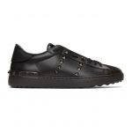 Valentino Black Valentino Garavani Rockstud Untitled Sneakers (VY2S0931BXE)