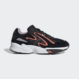 adidas Yung-96 Chasm Schuh Core Black / Core Black / Semi Coral (EE7234)