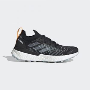 adidas TERREX Two Ultra Parley Trailrunning-Schuh Core Black / Dash Grey / Blue Spirit (EE8964)