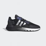 adidas Nite Jogger Schuh Core Black / Silver Metallic / Cloud White (EF5403)