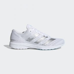 adidas Adizero RC 2.0 Schuh Cloud White / Silver Metallic / Sky Tint (EG1177)