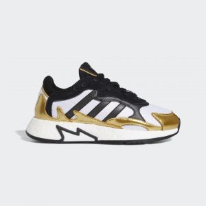 adidas TRESC RUN J Cloud White / Core Black / Gold Metallic (EG5664)