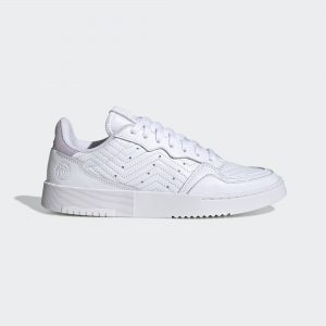 adidas Supercourt Schuh Cloud White / Cloud White / Purple Tint (EG9053)