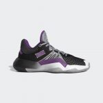 adidas D.O.N. Issue #1 Schuh Grey Three / Core Black / Glory Purple (EH2134)