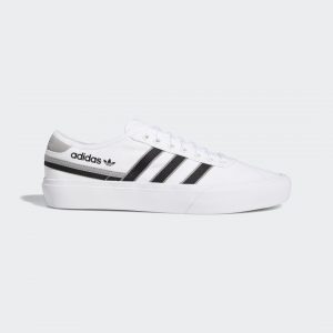 adidas Delpala Schuh Cloud White / Core Black / Charcoal Solid Grey (FV0636)