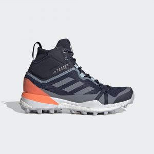 adidas TERREX Skychaser LT Mid GORE-TEX Wanderschuh Tech Indigo / Grey Three / Signal Coral (FV5756)