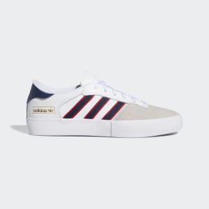 adidas Matchbreak Super Schuh Cloud White / Collegiate Navy / Scarlet (FV5971)
