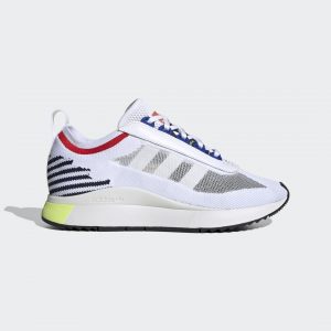 adidas SL Andridge Primeknit Schuh Cloud White / Cloud White / Scarlet (FV9492)